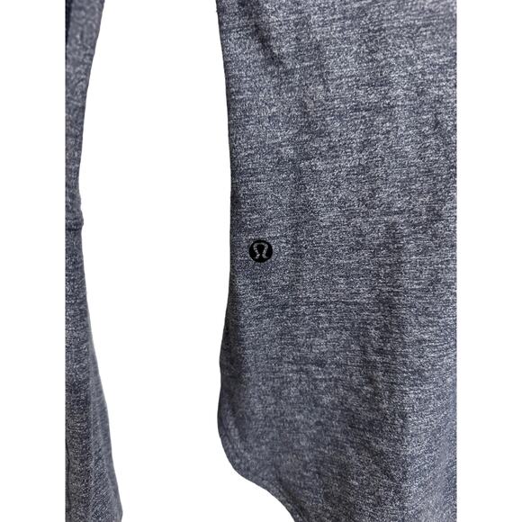 Lululemon Awesoma Henley heathered blue size 4 - Picture 4 of 6